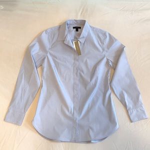 J. Crew blue formal button down size 4